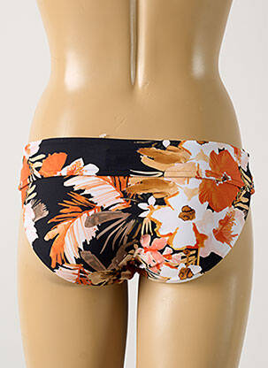 Maudymosi kelnaitės gėlių raštas kelnaitės oranžinė SEAFOLLY moteris