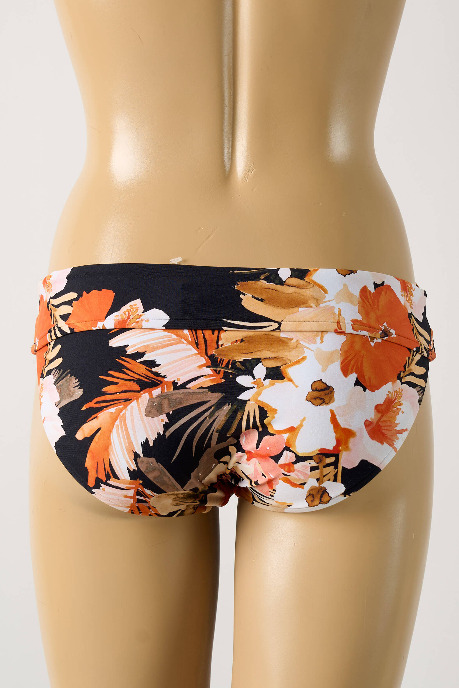 Maudymosi kelnaitės gėlių raštas kelnaitės oranžinė SEAFOLLY moteris