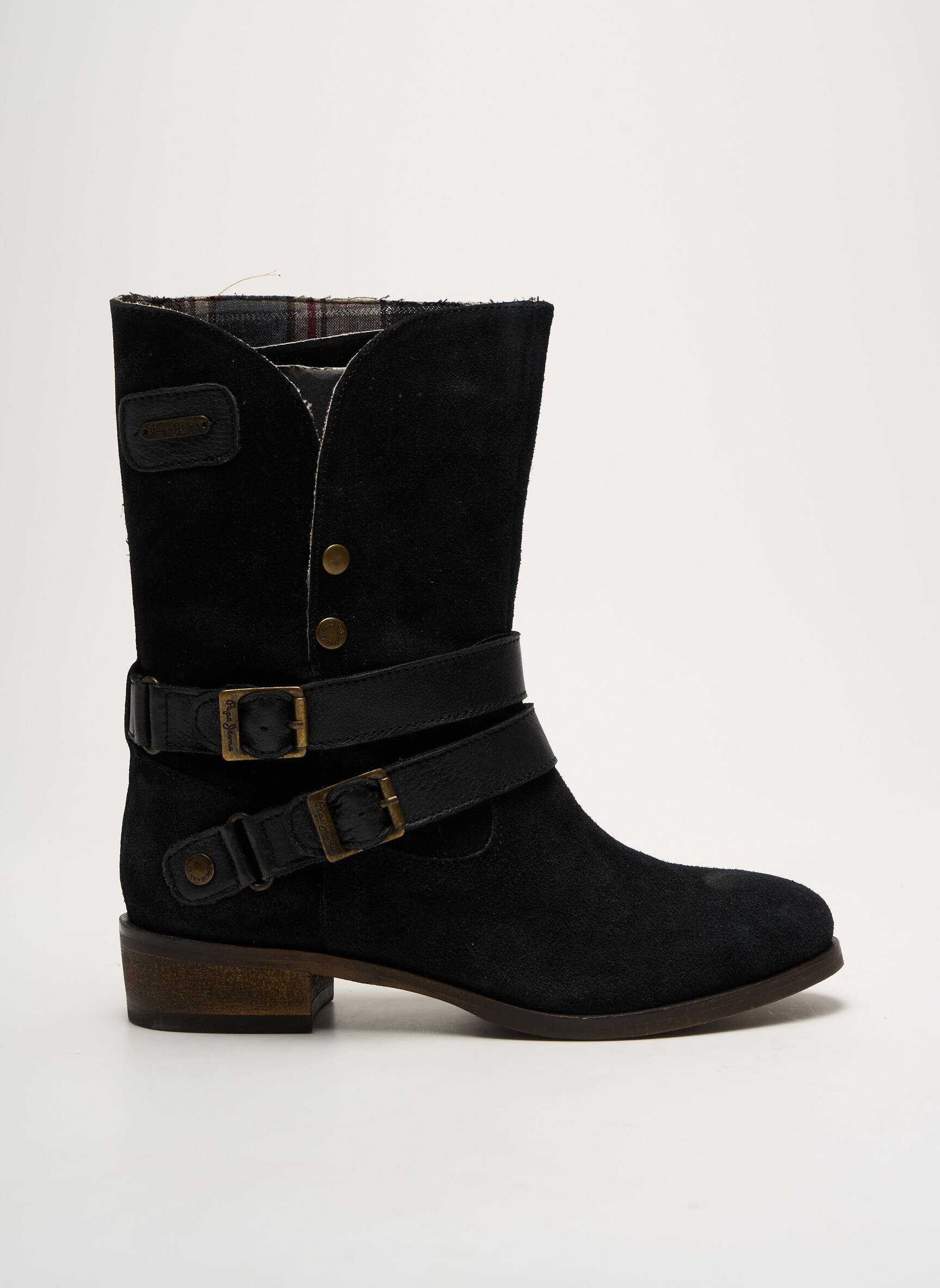 Batai/botai plokščias kulnas iki 3 cm juodas PEPE JEANS moteris