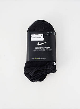 Kojinės puskojinės forma juodas NIKE vyras