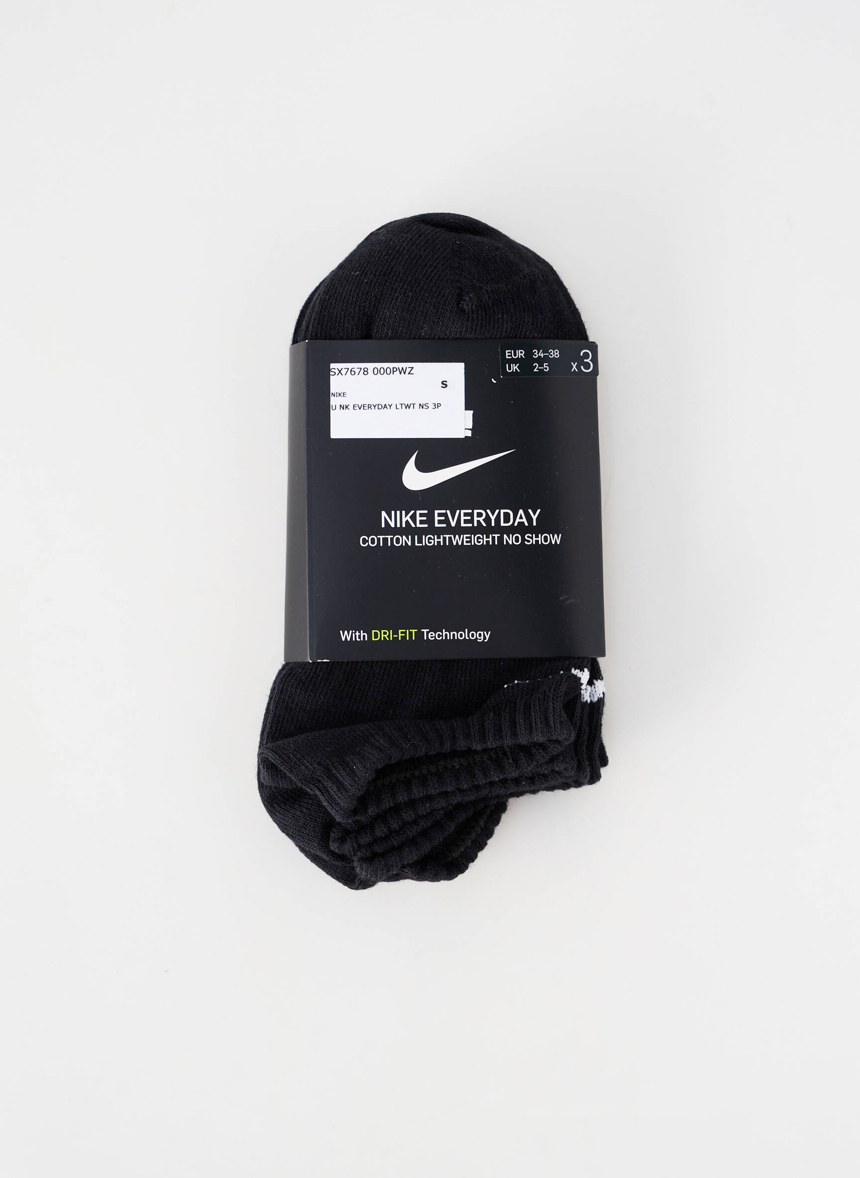Kojinės puskojinės forma juodas NIKE vyras