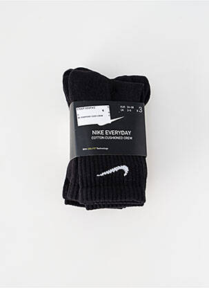 Kojinės ilgų kojinių forma juodas NIKE moteris