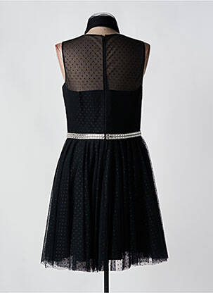 Pusilgių suknelė be rankų be rankų juodas FASHION NEW YORK moteris
