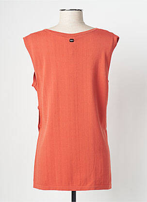 Megztinis centrinė iškirptė be rankų oranžinė WNT COLLECTION moteris