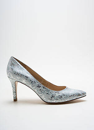 Aukštakulniai satino audinys kulnas nuo 7 iki 9 cm sidabrinė I LOVE SHOES moteris