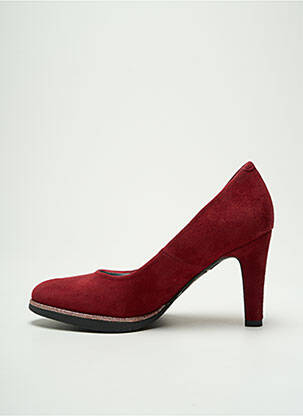Aukštakulniai nubuko audinys kulnas nuo 7 iki 9 cm raudona MYMA moteris