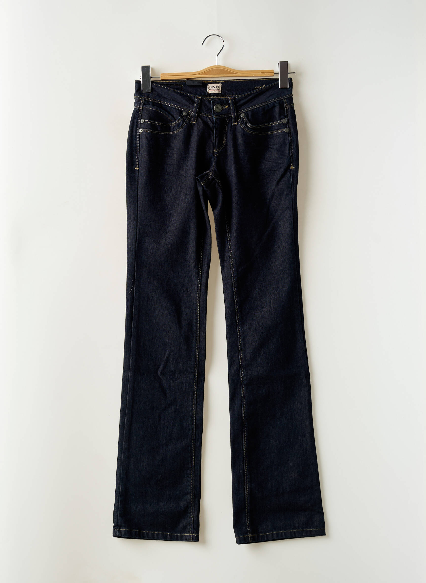 Bootcut džinsai tamprumas maža dydžio mėlyna ONLY moteris
