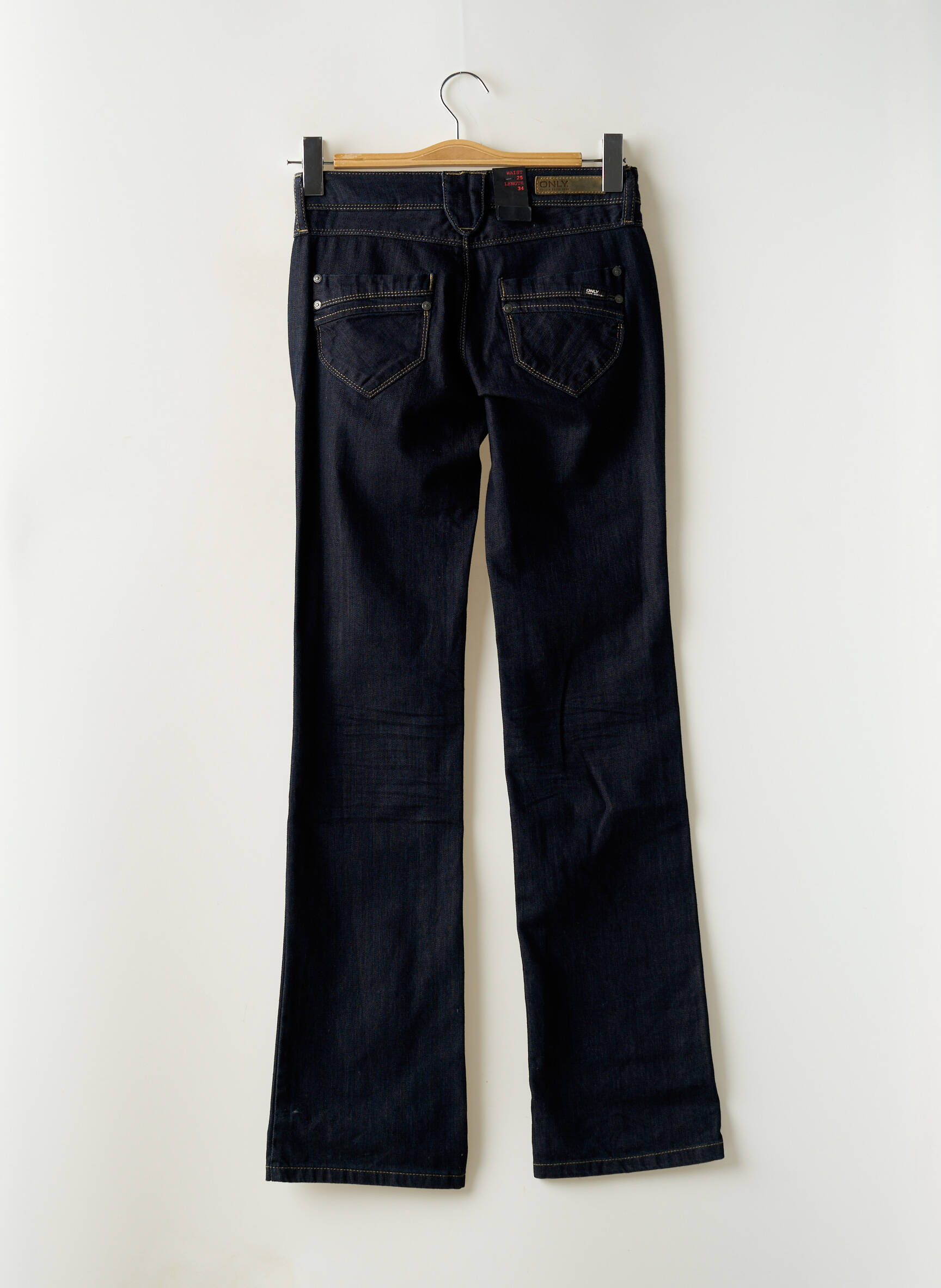 Bootcut džinsai tamprumas maža dydžio mėlyna ONLY moteris