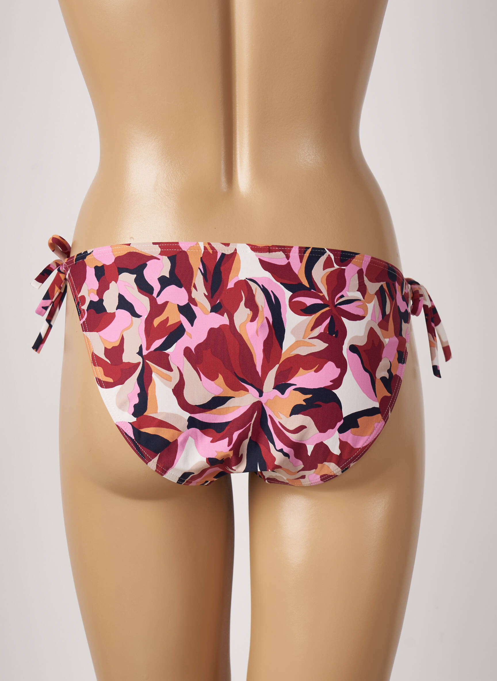 Maudymosi kelnaitės gėlių raštas bikini raudona ESPRIT moteris