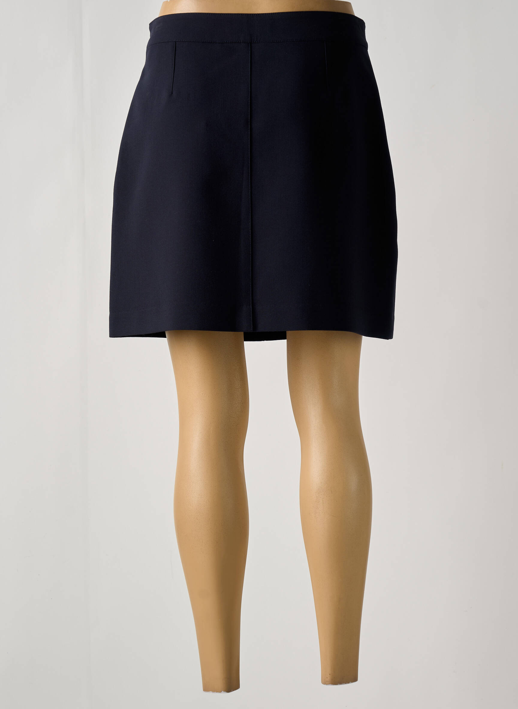 Trumpas sijonas tiesi kirpimas mėlyna MKT STUDIO moteris