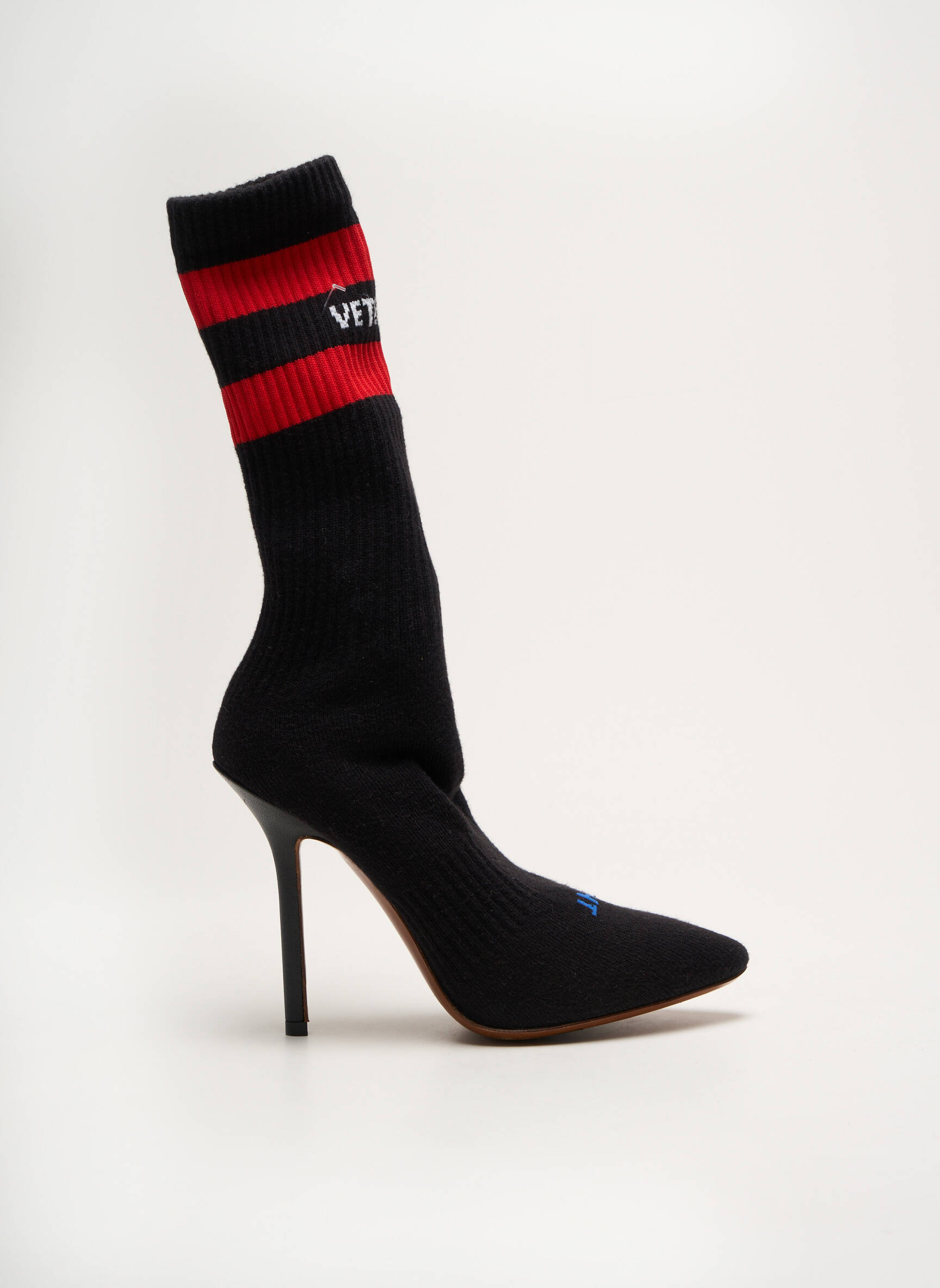 Batai/botai aštrus galas 10 cm ir daugiau aukštakulniai juodas VETEMENTS moteris