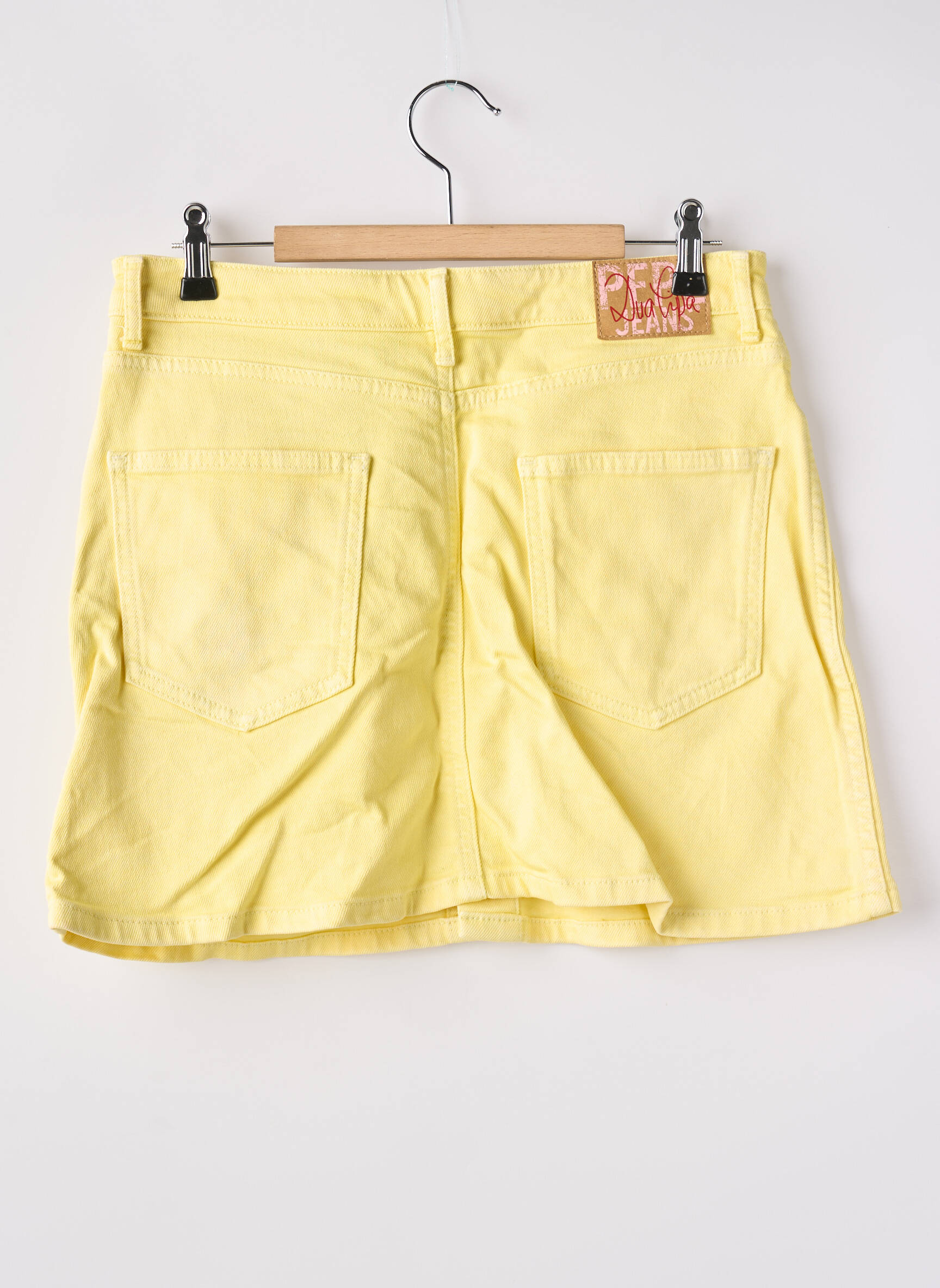 Mini sijonas normala dydis geltona DUA LIPA X PEPE JEANS moteris