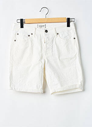 Bermudas popelinos audinys, kuris pasižymi lygiu ir tankiu paviršiumi. normala dydis bežinis JACK & JONES vyras