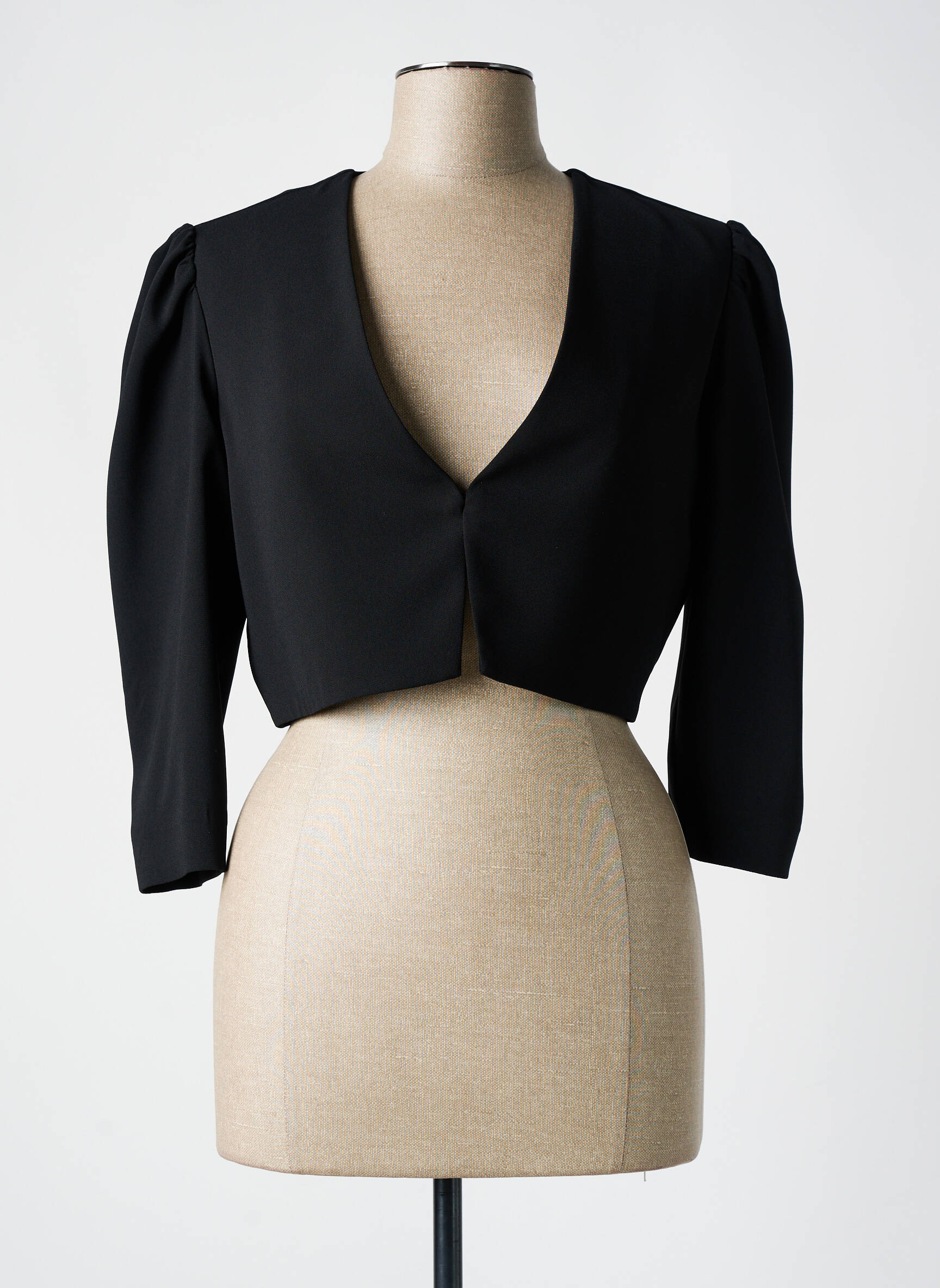 Bolero krepos audinys juodas TWINSET moteris