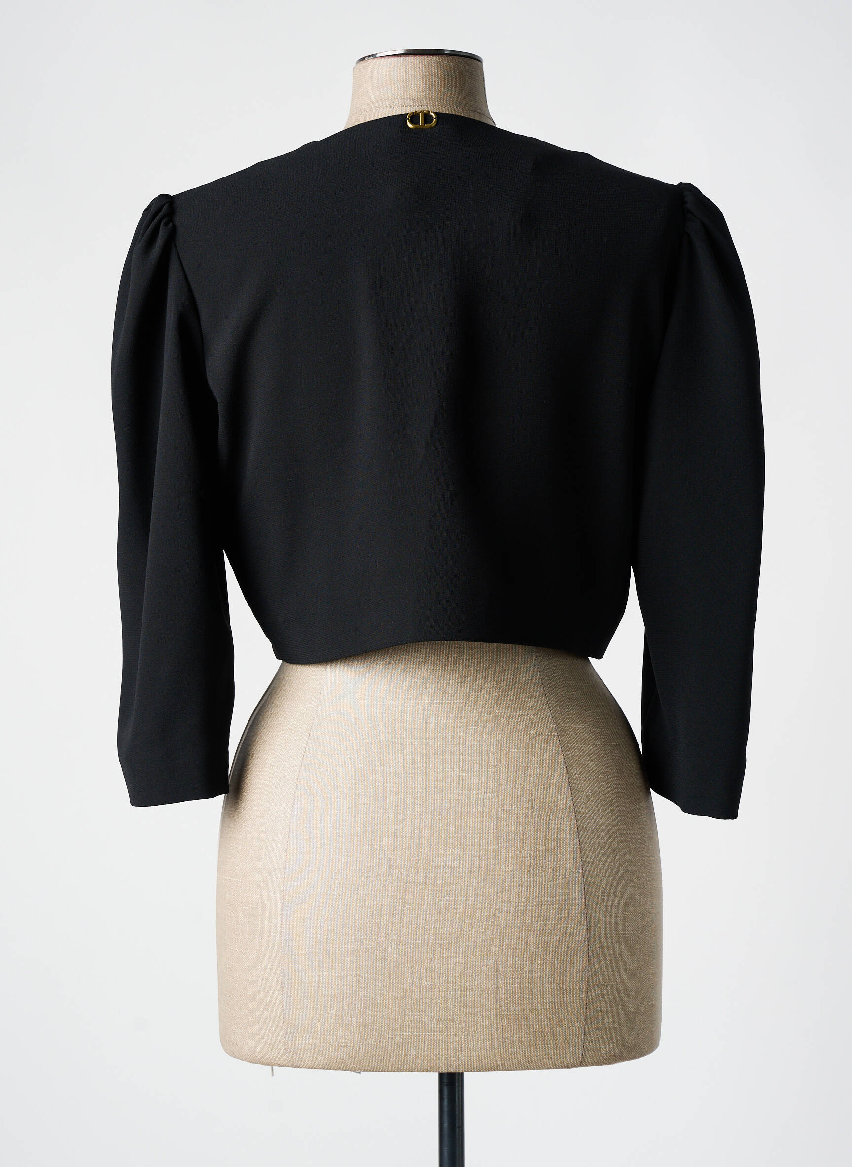 Bolero krepos audinys juodas TWINSET moteris