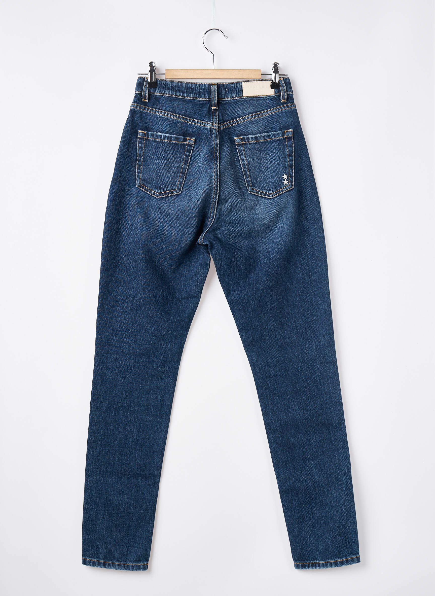 Lieknos džinsai kišenės mėlyna ICON DENIM moteris