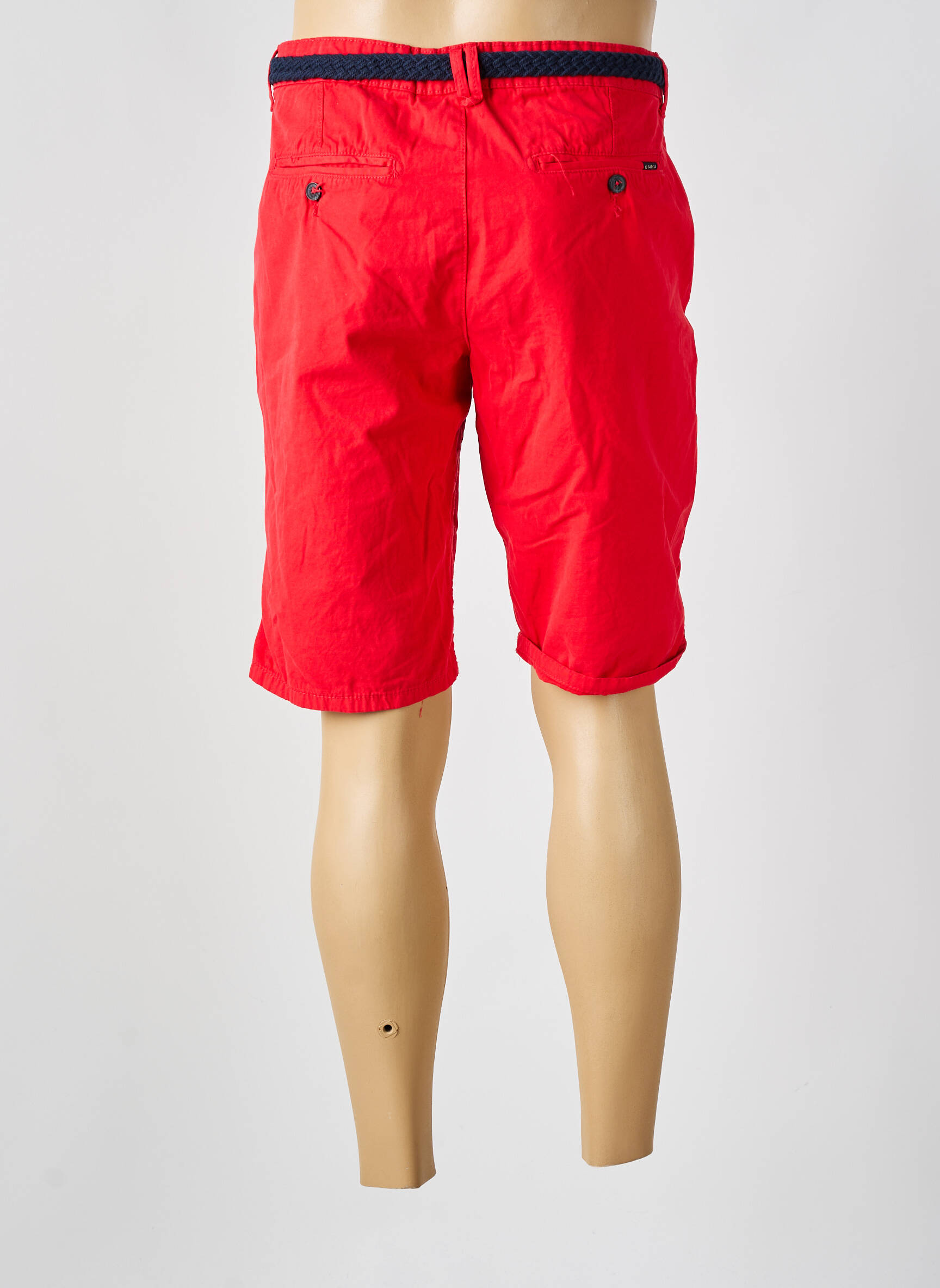 Bermudas tiesi kirpimas raudona GARCIA vyras