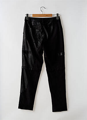 Tiesi kelnė uždarymas su užtrauktuku po mygtuku uždengimu juodas NU JEANS moteris