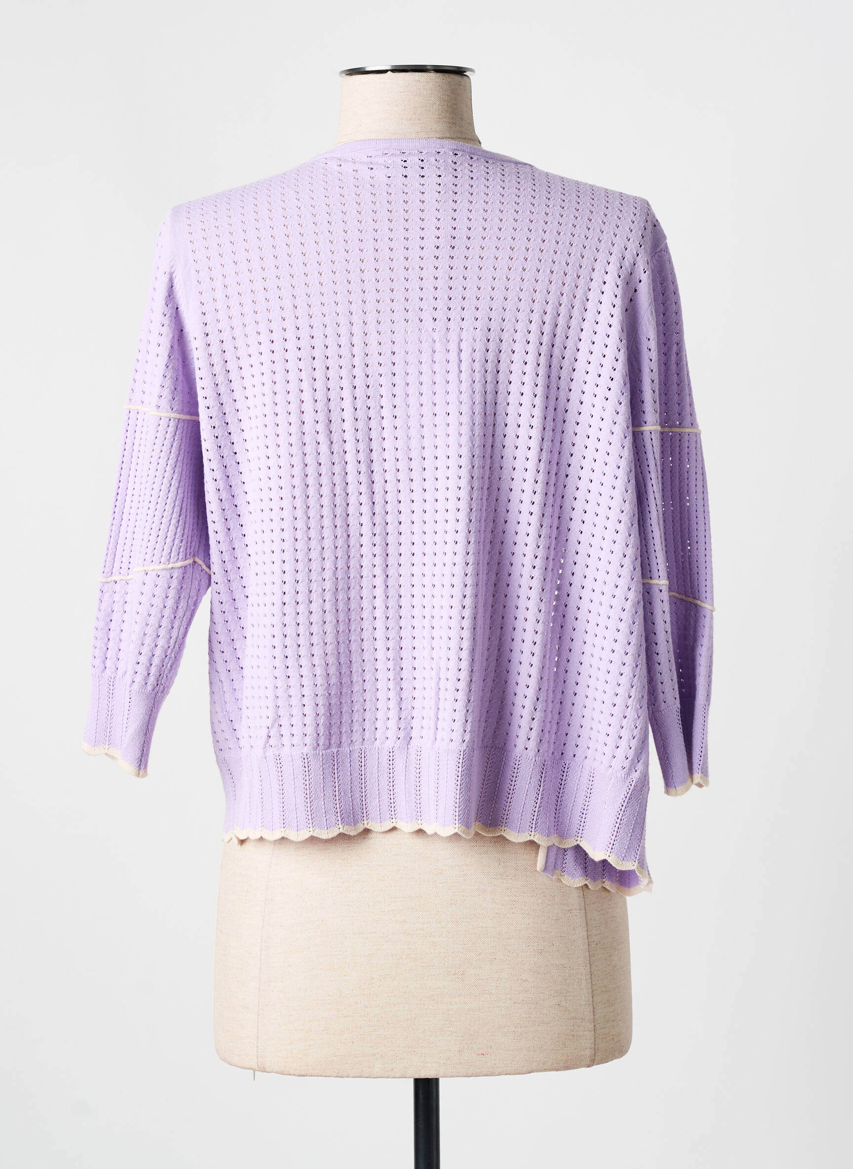 Ilgų rankovių liemenė 3/4 rankovės violetinis RODIER moteris