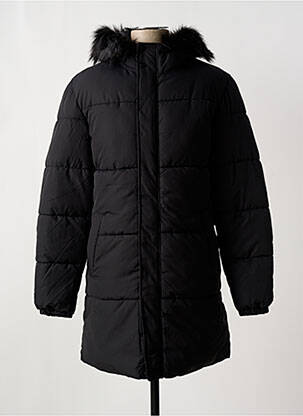 Pūkinė striukė kišenės su gobtuvu juodas JACK & JONES vyras