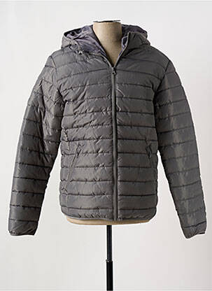 Pūkinė striukė kišenės su gobtuvu pilka JACK & JONES vyras