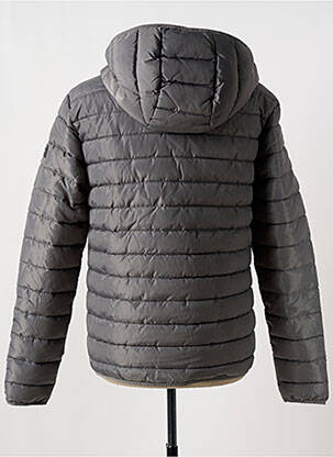 Pūkinė striukė kišenės su gobtuvu pilka JACK & JONES vyras