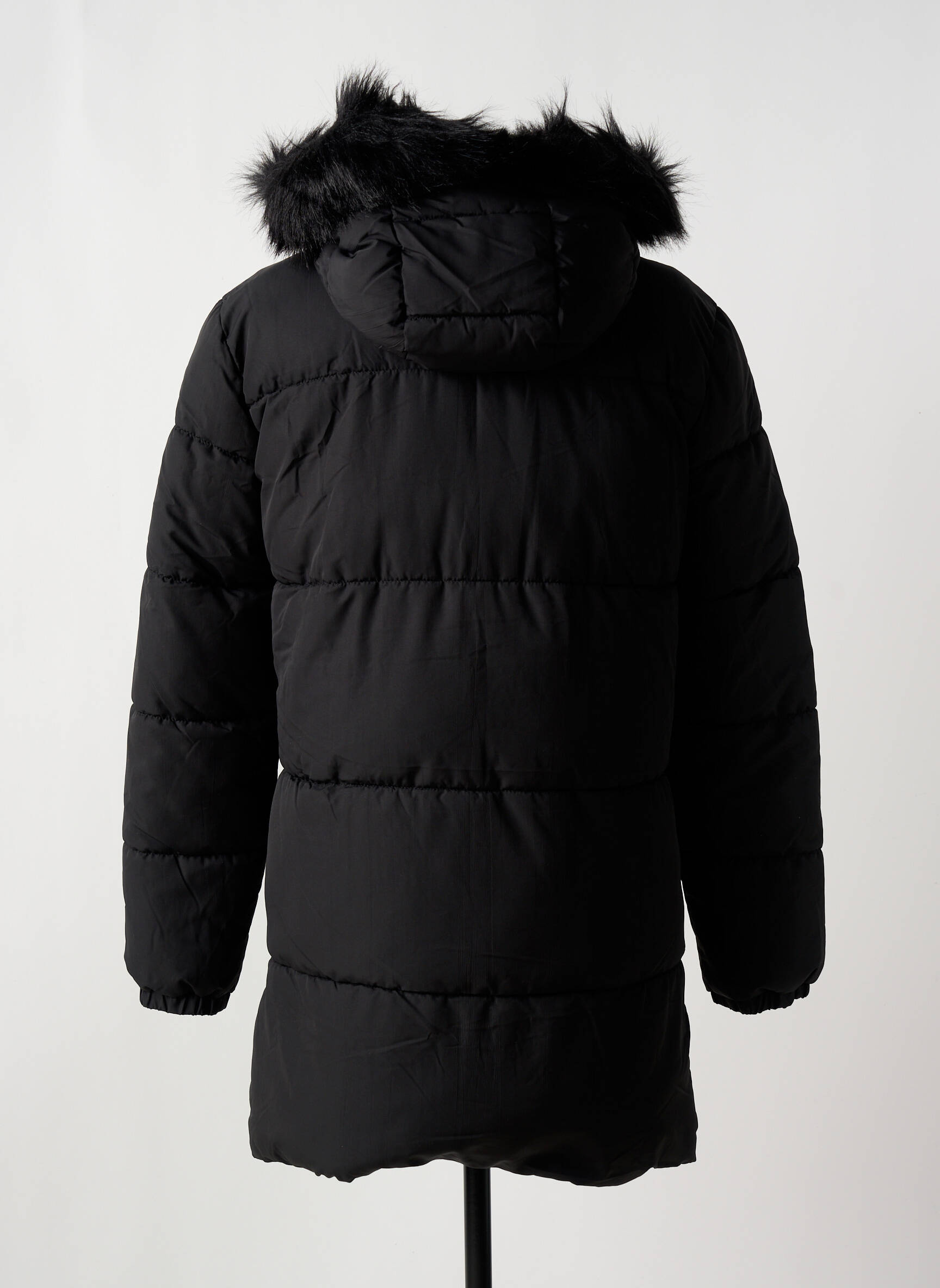 Pūkinė striukė ilgos rankovės su gobtuvu juodas JACK & JONES vyras