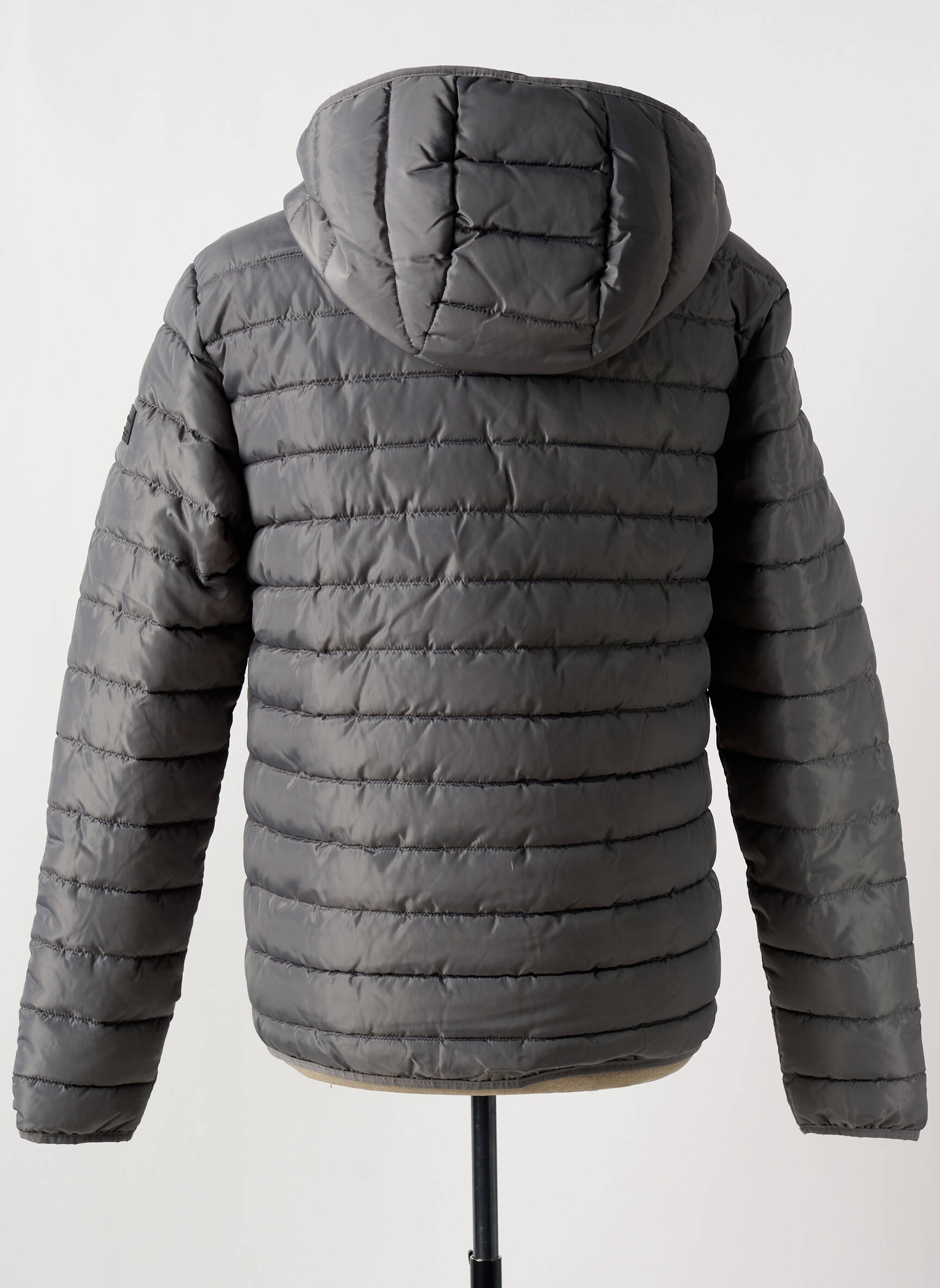 Pūkinė striukė ilgos rankovės su gobtuvu pilka JACK & JONES vyras