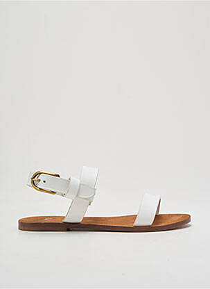 Sandalai/nu pėdos lygus medžiaga plokščias kulnas iki 3 cm baltas RALPH LAUREN moteris