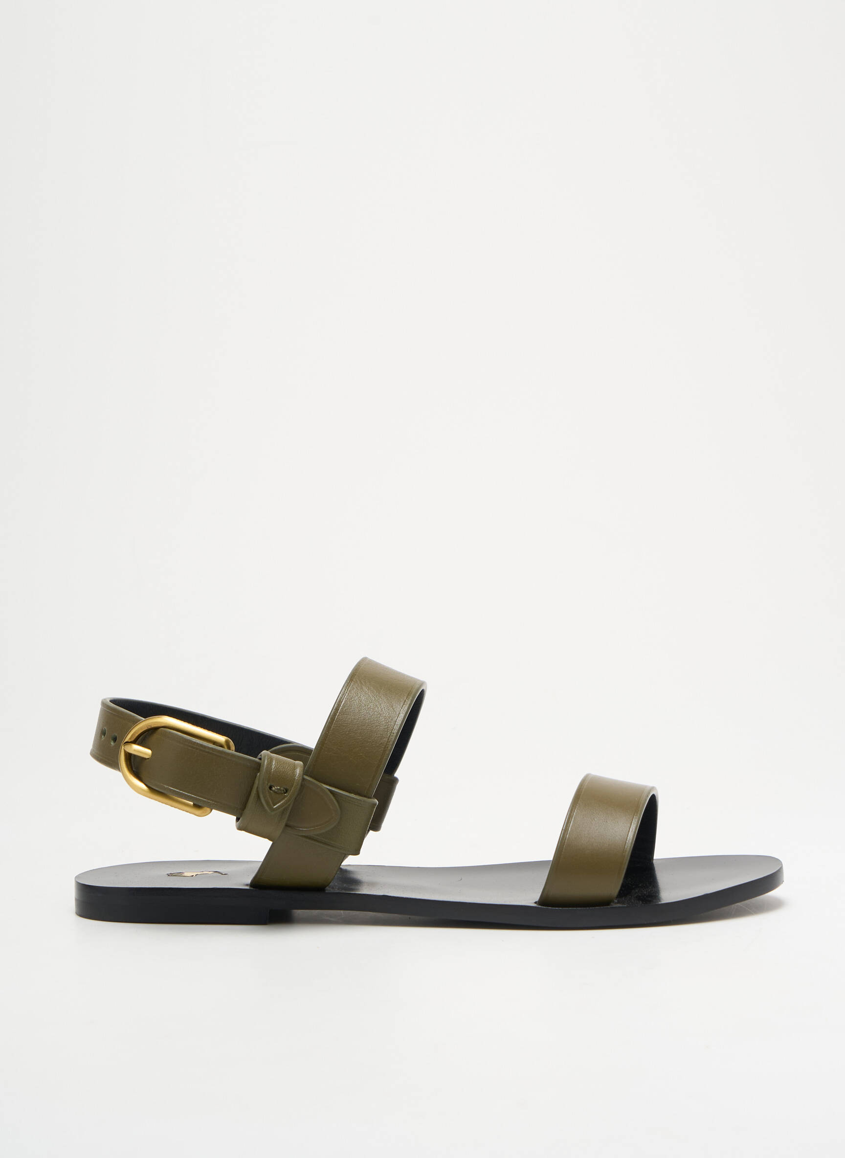 Sandalai/nu pėdos lygus medžiaga plokščias kulnas iki 3 cm žalias RALPH LAUREN moteris