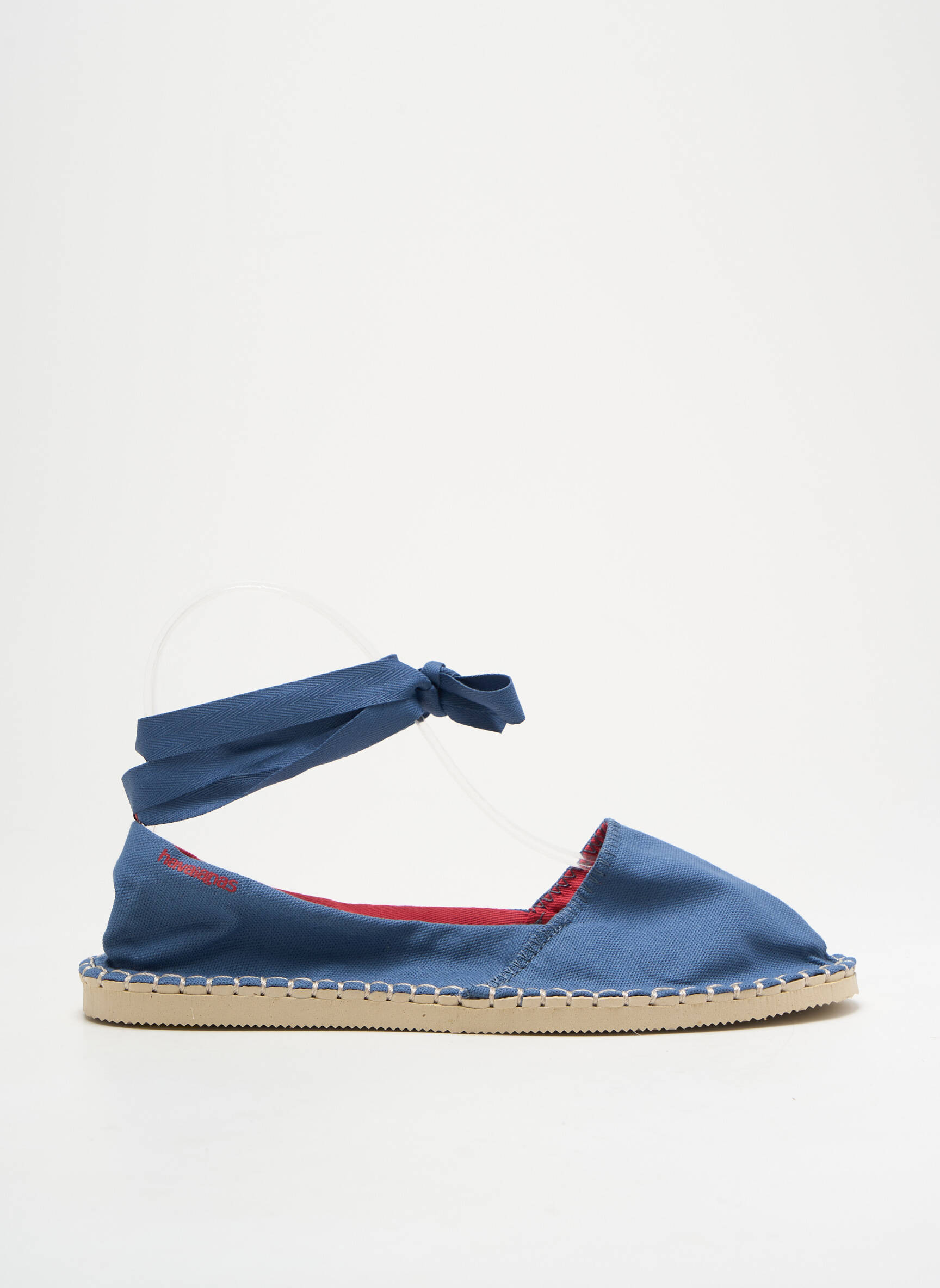 Espadrilės šnervių uždarymas plokščias kulnas iki 3 cm mėlyna HAVAIANAS moteris