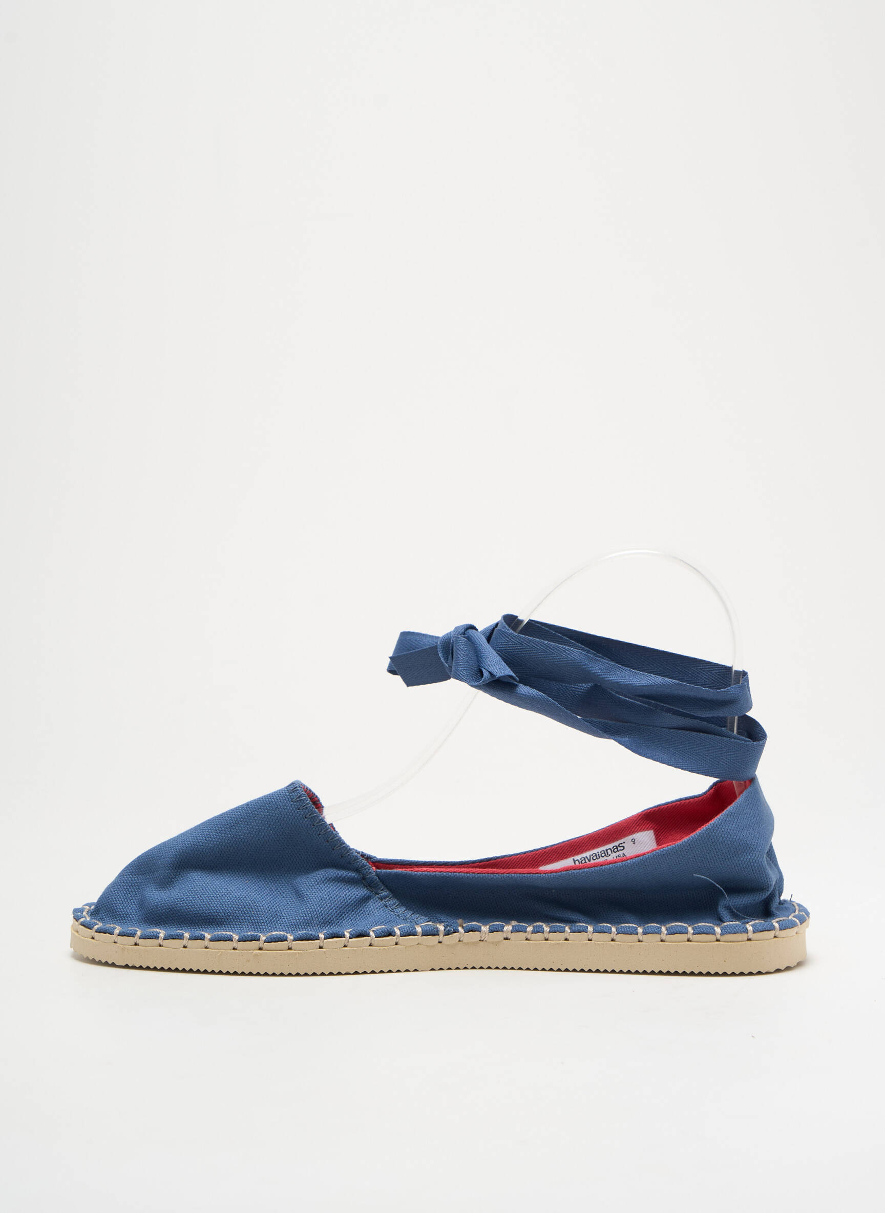 Espadrilės šnervių uždarymas plokščias kulnas iki 3 cm mėlyna HAVAIANAS moteris