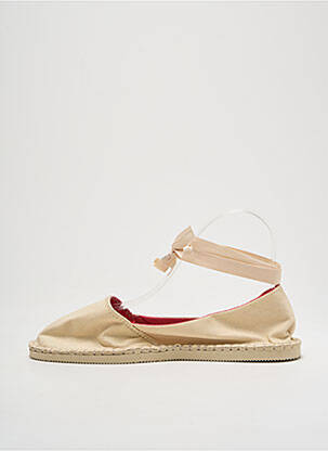 Espadrilės šnervių uždarymas plokščias kulnas iki 3 cm bežinis HAVAIANAS moteris