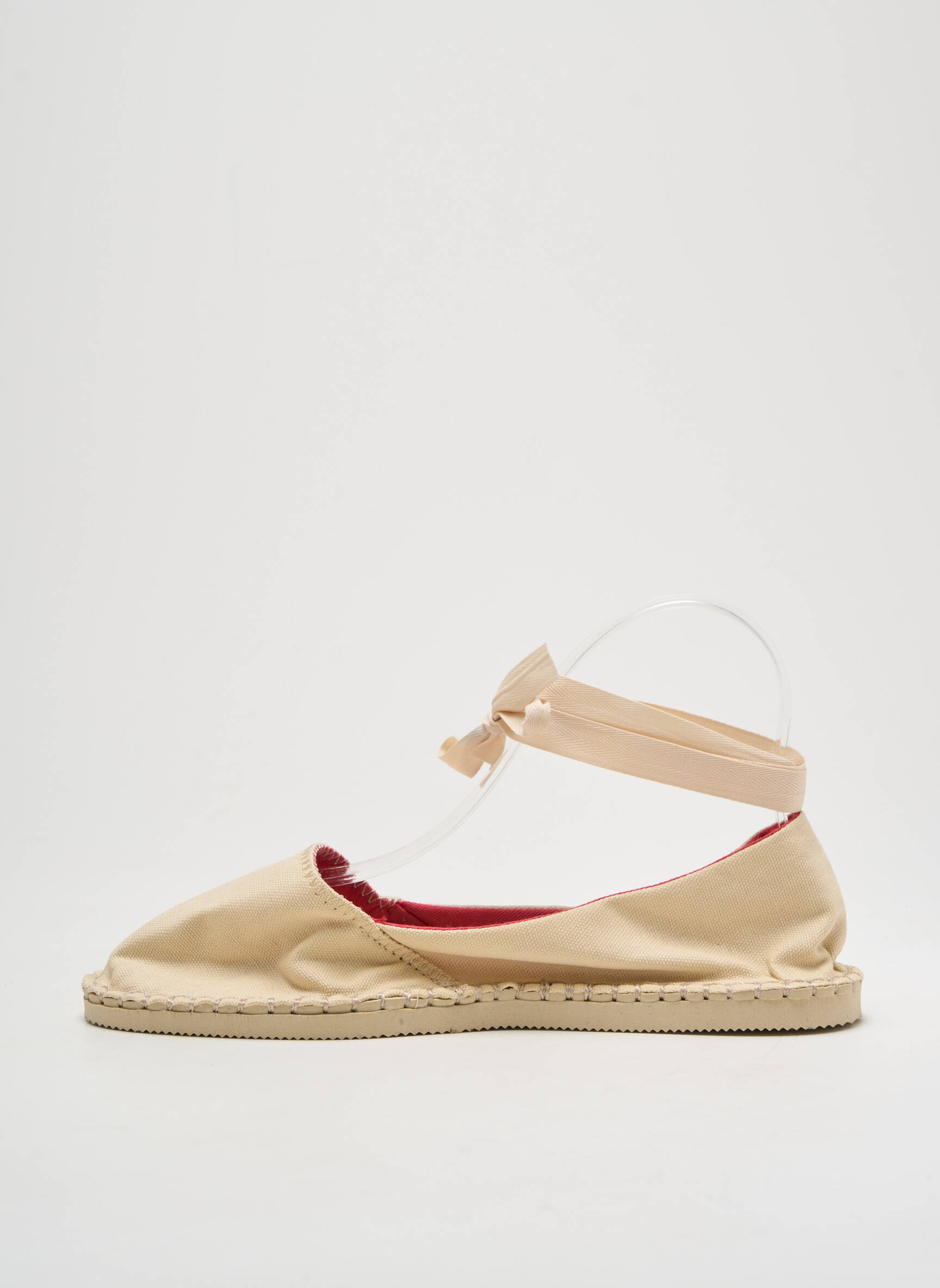 Espadrilės šnervių uždarymas plokščias kulnas iki 3 cm bežinis HAVAIANAS moteris