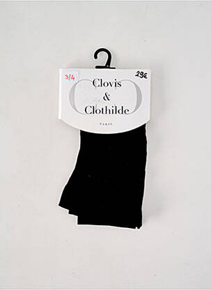 Kojinės tamprumas juodas CLOVIS & CLOTHILDE moteris