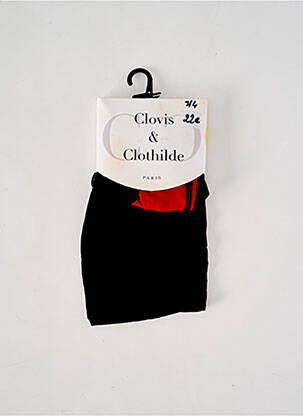 Kojinės taškinis raštas juodas CLOVIS & CLOTHILDE moteris