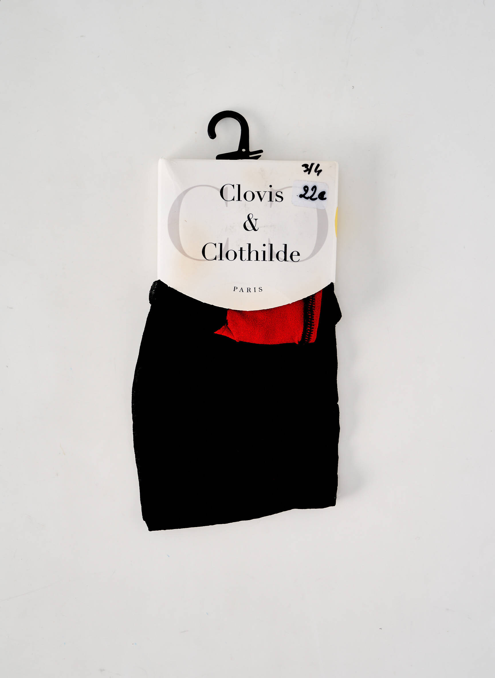 Kojinės taškinis raštas juodas CLOVIS & CLOTHILDE moteris