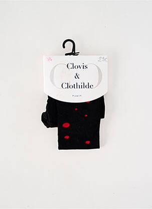 Kojinės taškinis raštas raudona CLOVIS & CLOTHILDE moteris