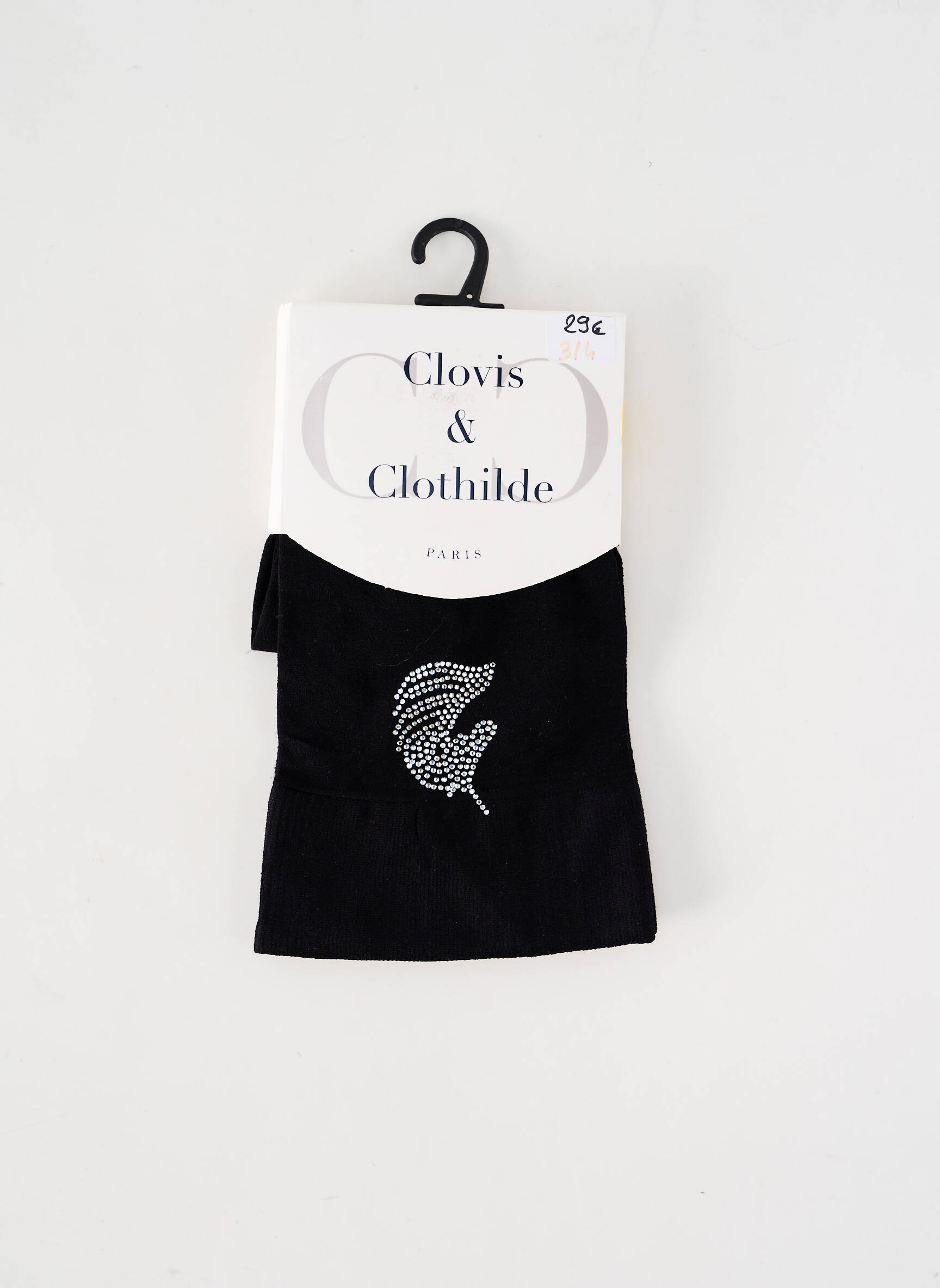 Kojinės tamprumas juodas CLOVIS & CLOTHILDE moteris