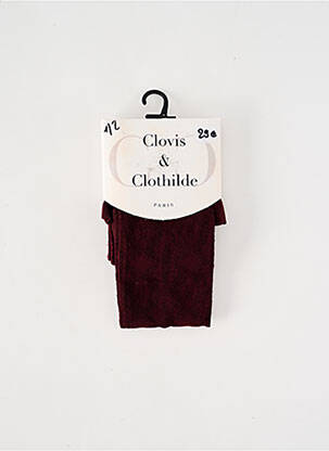 Kojinės fantazijos raštas violetinis CLOVIS & CLOTHILDE moteris