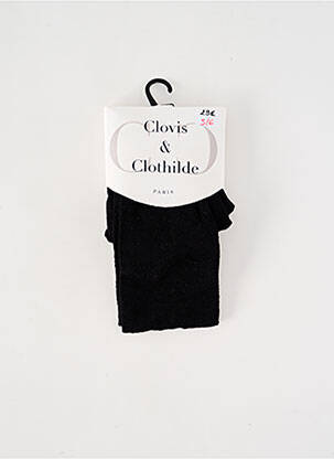 Kojinės fantazijos raštas juodas CLOVIS & CLOTHILDE moteris
