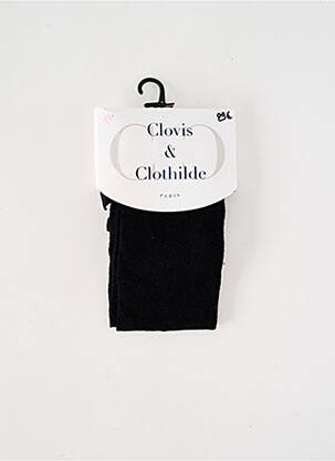 Kojinės fantazijos raštas juodas CLOVIS & CLOTHILDE moteris