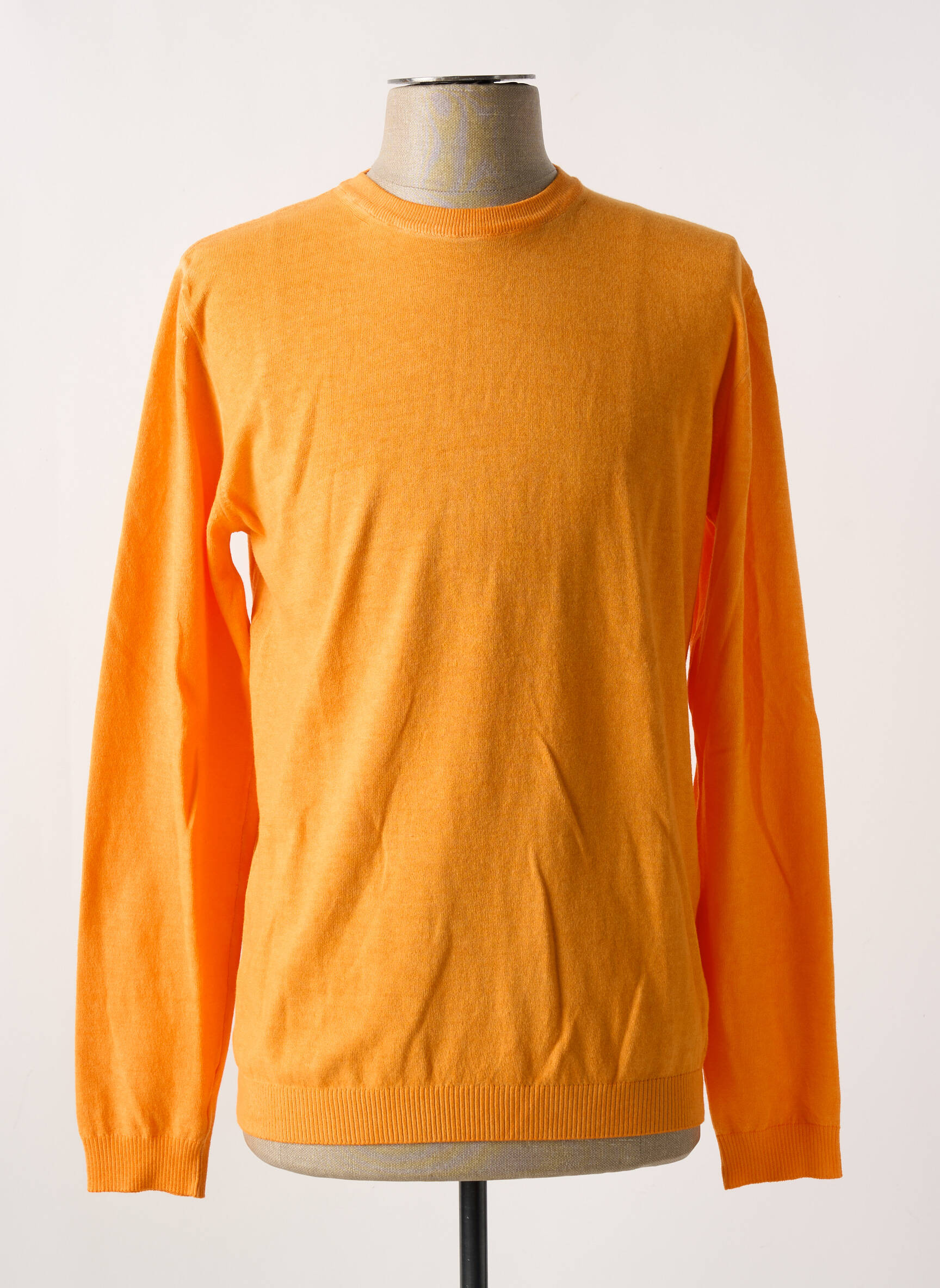 Megztinis tamprumas ilgos rankovės oranžinė WOOL & CO vyras
