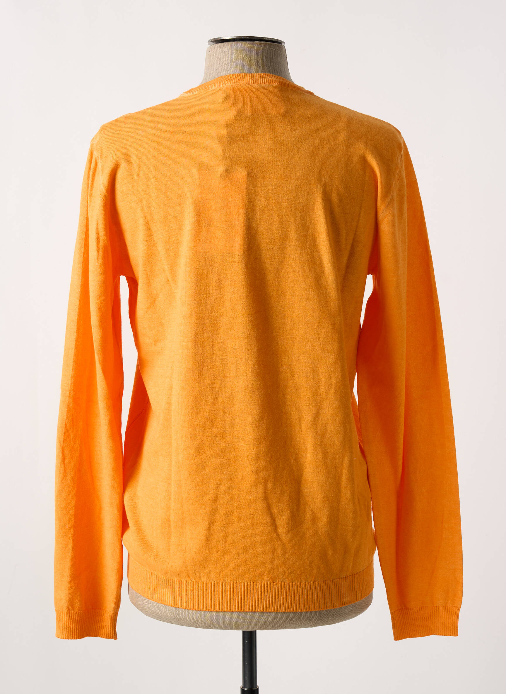 Megztinis tamprumas ilgos rankovės oranžinė WOOL & CO vyras