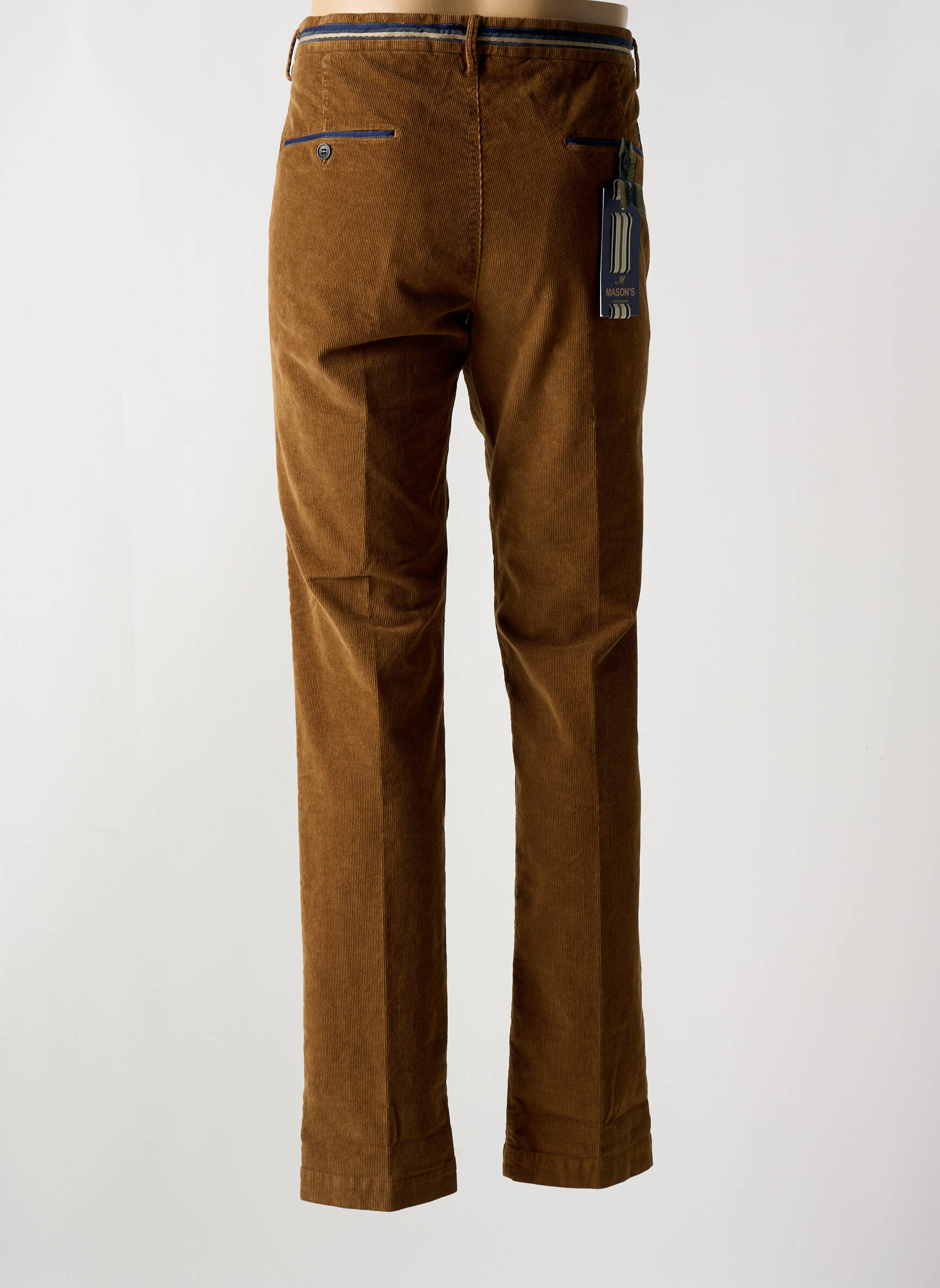 Chino kelnė kišenės rudas MASON'S vyras