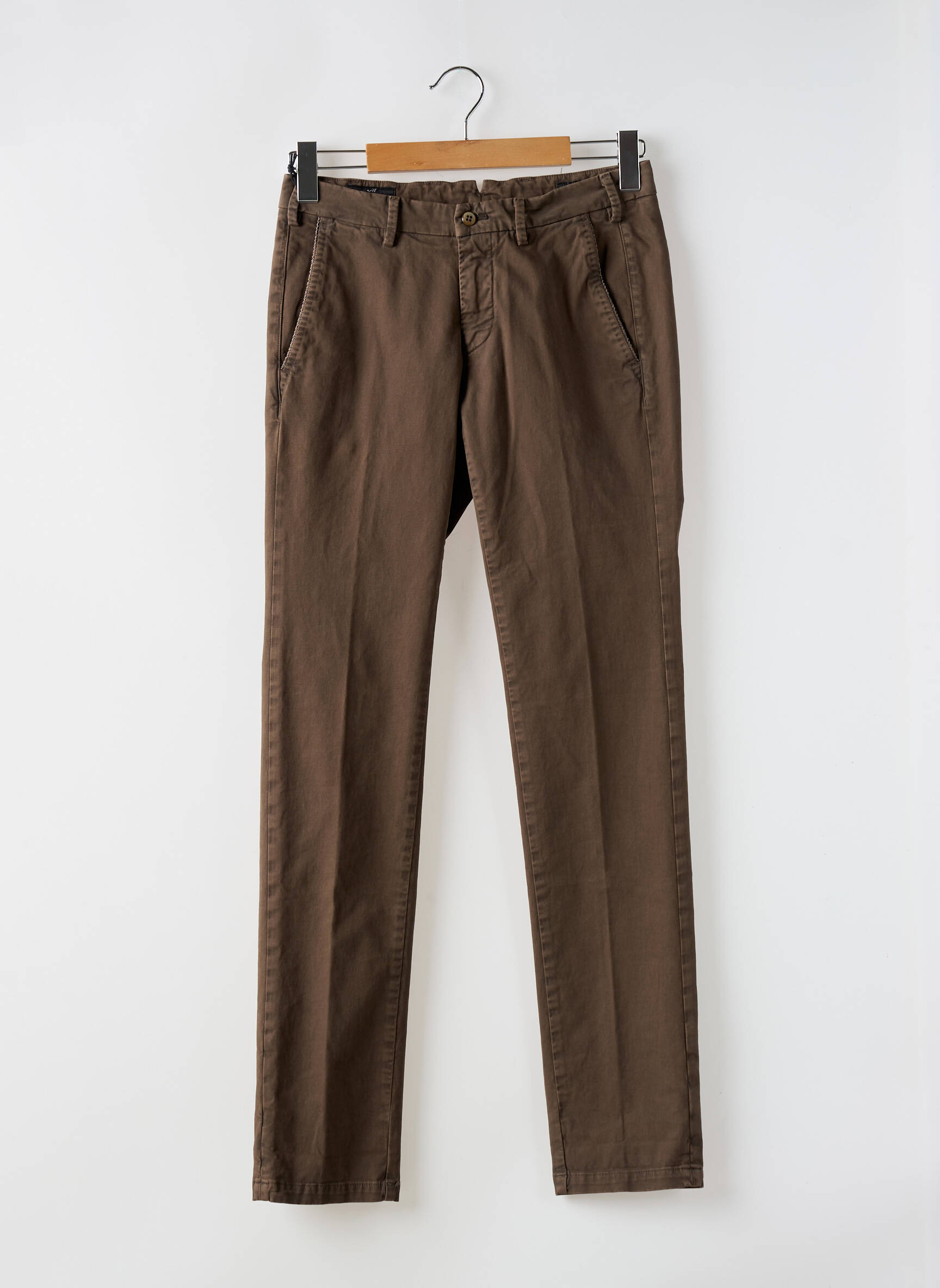Chino kelnė kišenės rudas MASON'S vyras