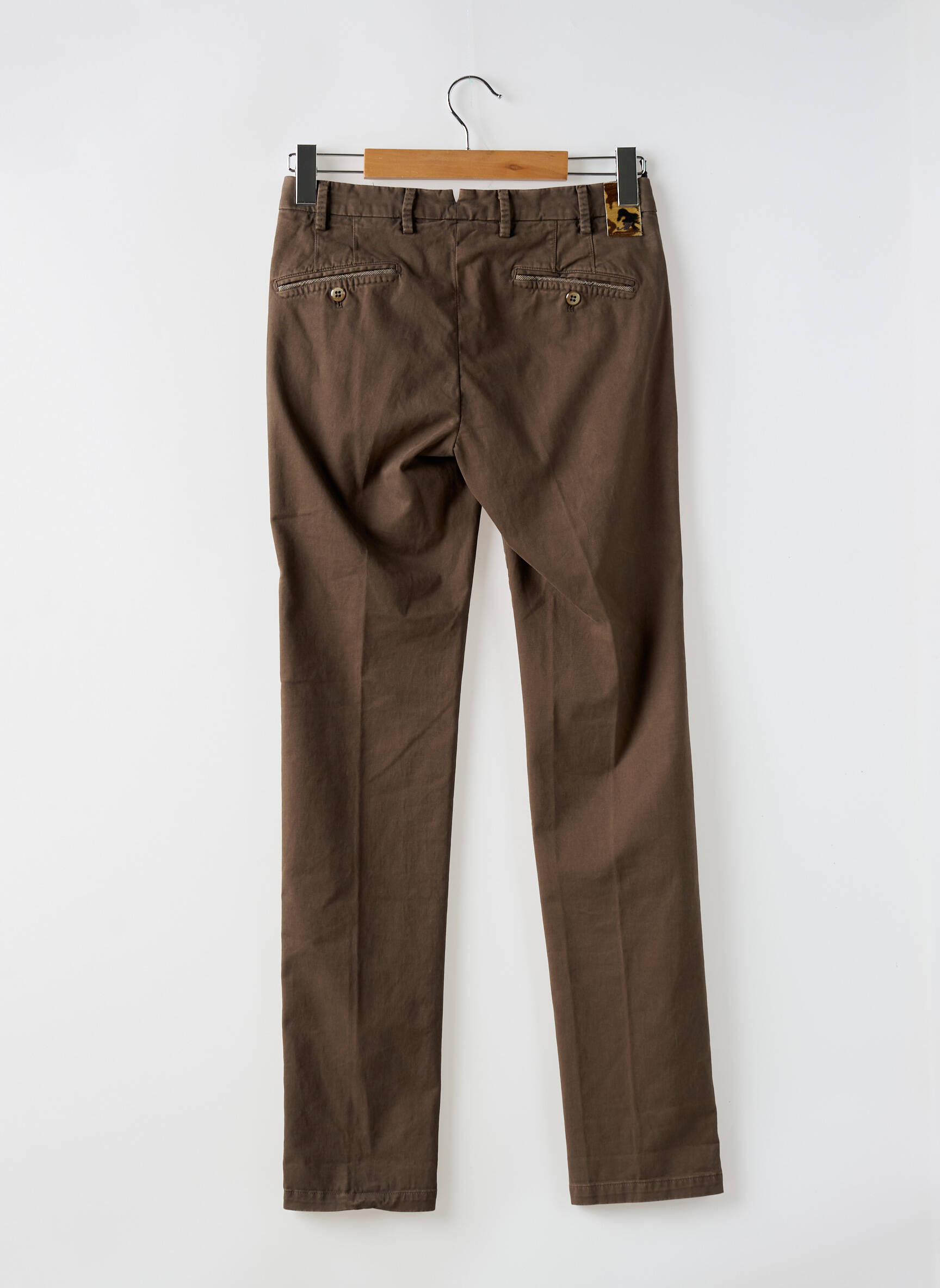 Chino kelnė kišenės rudas MASON'S vyras