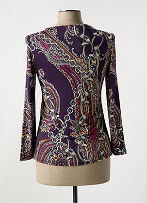 Viršūnė tamprumas ilgos rankovės violetinis ROMEO POUR JULIETTE moteris