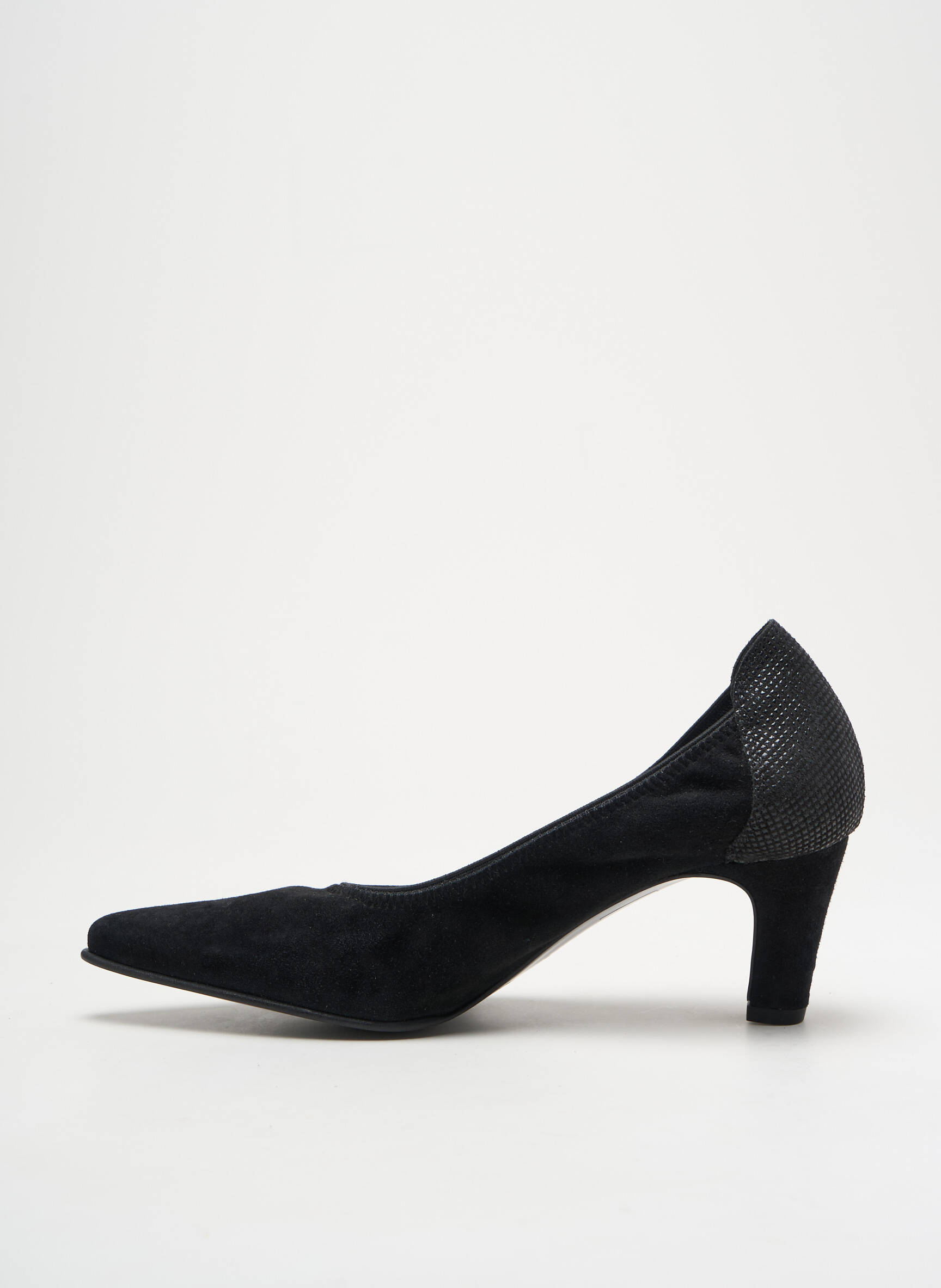 Aukštakulniai nubuko audinys kulnas nuo 4 iki 6 cm juodas MYMA moteris