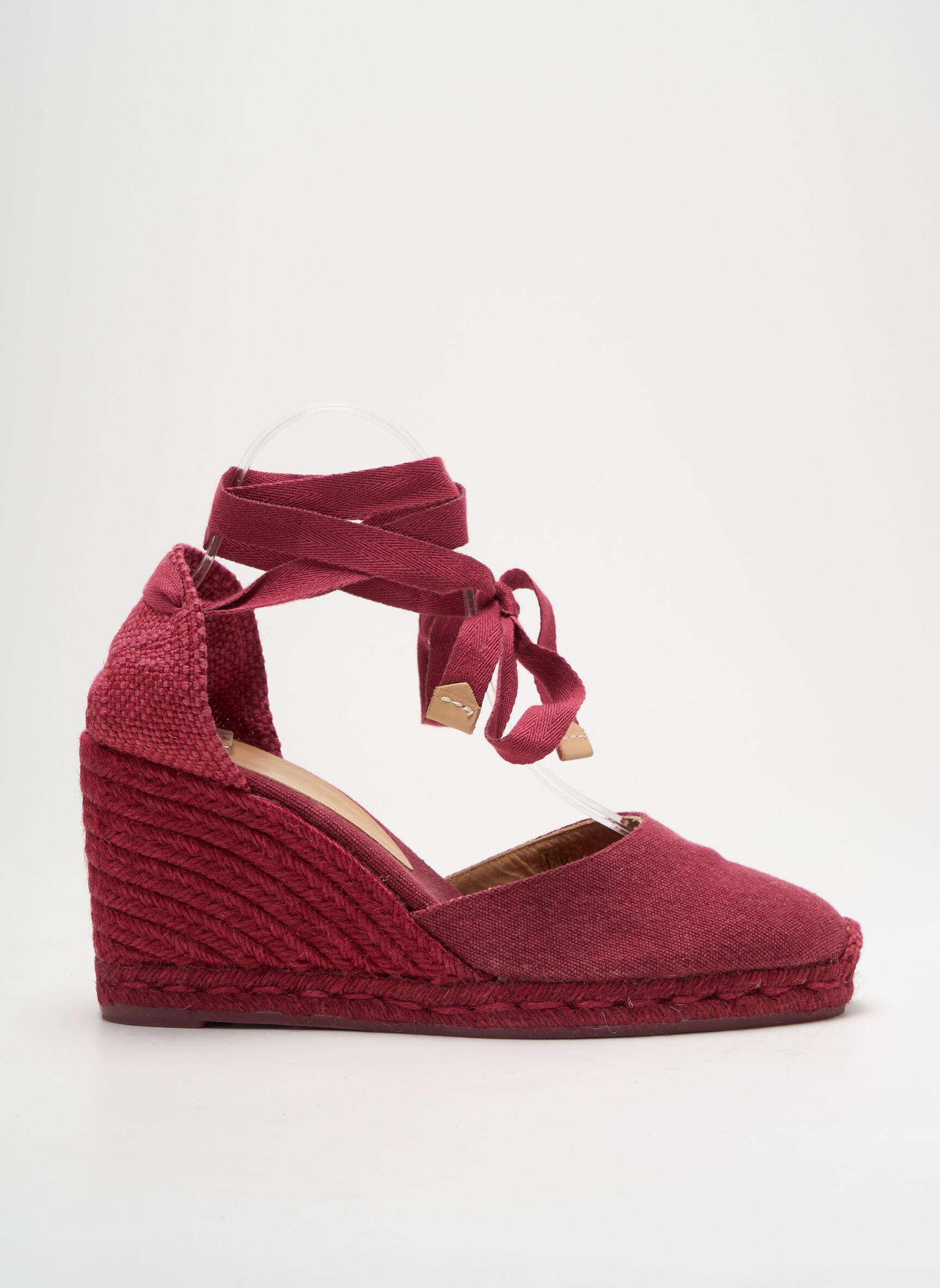 Espadrilės šnervių uždarymas kulnas nuo 7 iki 9 cm violetinis CASTANER moteris